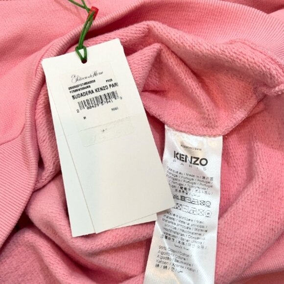 Kenzo x Nigo Boke Flower Sweatshirt Pink Size Medium New - Picture 5 of 5